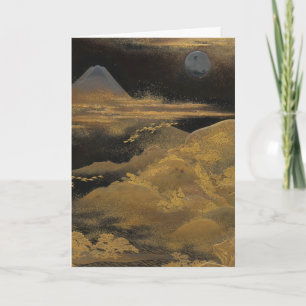 Mount Fuji im Mondlicht : Leere Karte