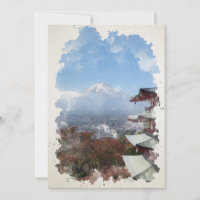 Mount Fuji Japan Art T - Shirt