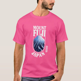Mount Fuji Japan Fuji San Fujisan Japanisches Kanj T-Shirt