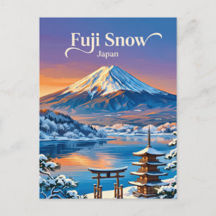 Mount Fuji Japan Postkarte