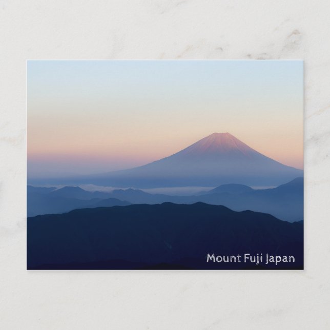 Mount Fuji Japan Postkarte (Vorderseite)