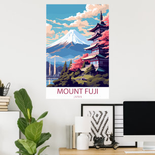 Mount Fuji, Japan Reise-Wandposter Poster