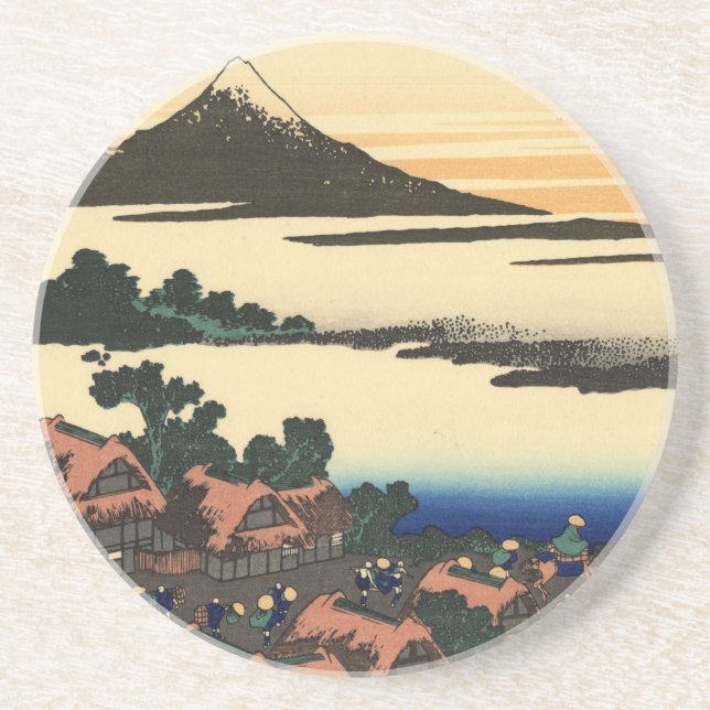 Mount Fuji Japan Sunset Getränkeuntersetzer (Vorne)