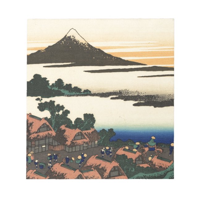 Mount Fuji Japan Sunset Notizblock (Vorderseite)