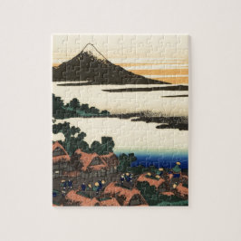 Mount Fuji Japan Sunset Puzzle