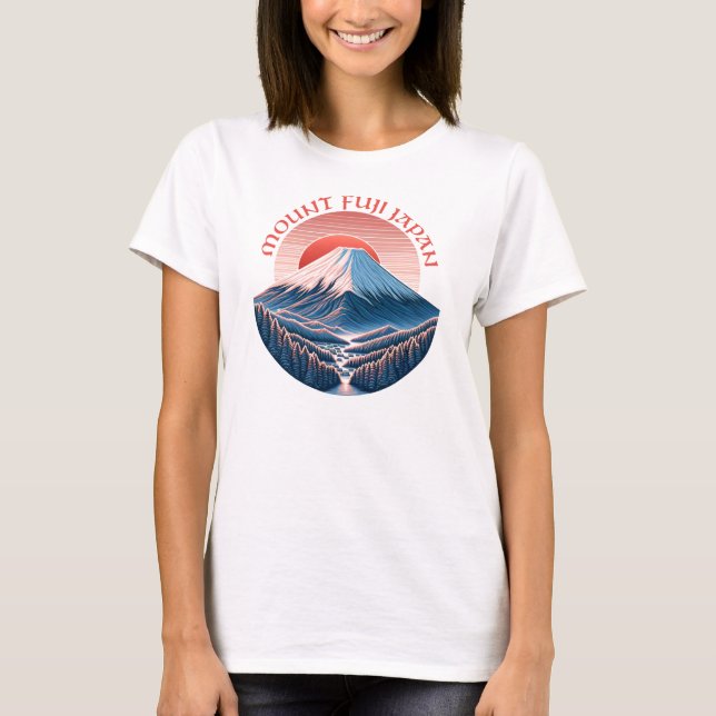 Mount Fuji Japan T-Shirt (Vorderseite)