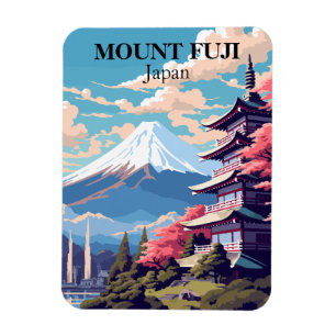 Mount Fuji Japan Travel Souvenir Magnet