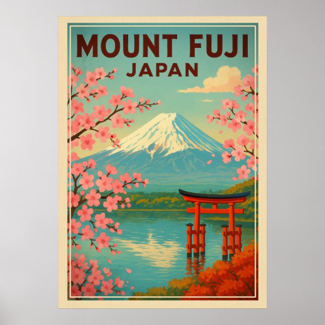 Mount Fuji Japan V01 Poster (Vorne)