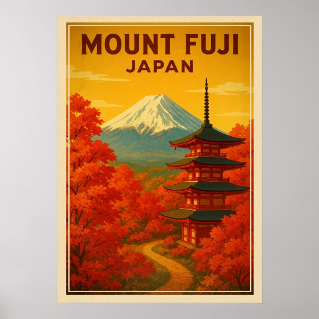 Mount Fuji Japan V02 Poster (Vorne)