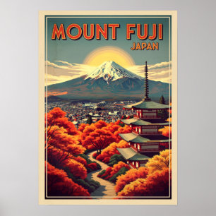 Mount Fuji Japan V04 Poster