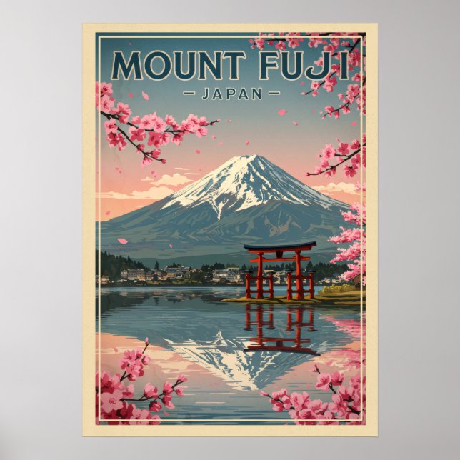 Mount Fuji Japan V05 Poster (Vorne)