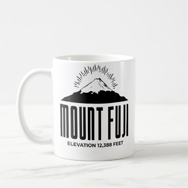 Mount Fuji Kletterexpedition Japan Kaffeetasse (Links)