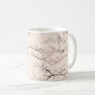 Mount Fuji mit Kirschblüten – Japanisch (1) Kaffeetasse