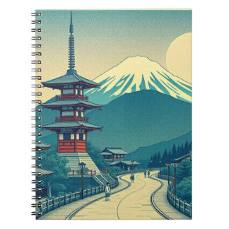 Mount Fuji-Notebook Notizblock