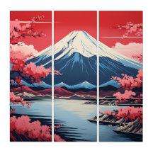 Mount Fuji Sakura Landschaft: Japanische Eleganz