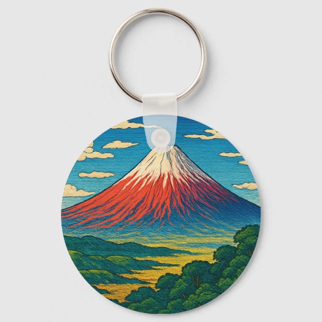 Mount Fuji Schlüsselanhänger (Vorderseite)