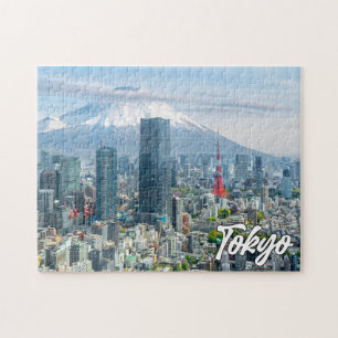 Mount Fuji, schönes Tokio, Japan Puzzle