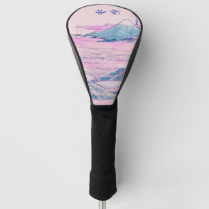 Mount Fuji Ukiyo-e Japanische Vintage Kunst Golf Headcover