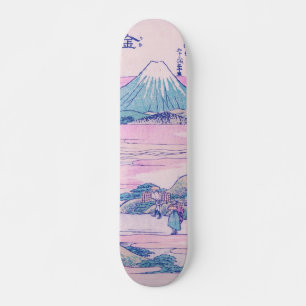 Mount Fuji Ukiyo-e Japanische Vintage Kunst Skateboard