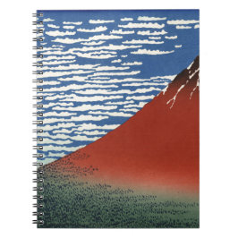 Mount Fuji Volcano Japan Malerei Notizblock