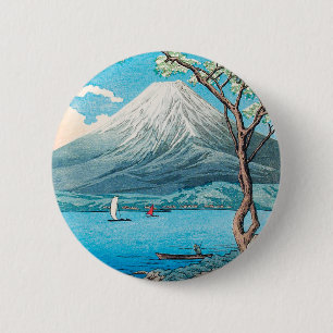 Mount Fuji vom See Yamanaka von Hiroaki Takahashi Button