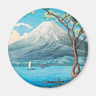 Mount Fuji vom See Yamanaka von Hiroaki Takahashi Magnet