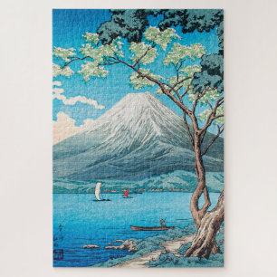Mount Fuji vom See Yamanaka von Hiroaki Takahashi Puzzle