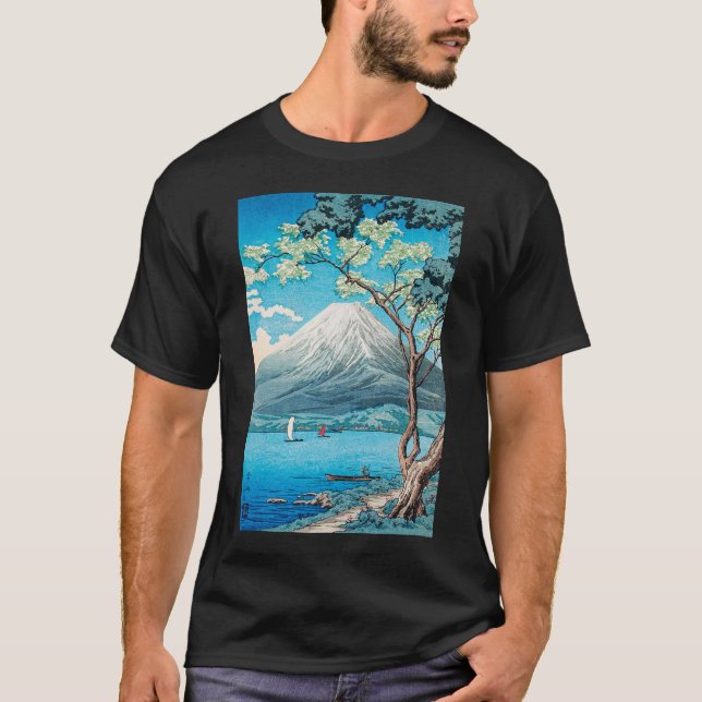 Mount Fuji vom See Yamanaka von Hiroaki Takahashi T-Shirt (Vorderseite)