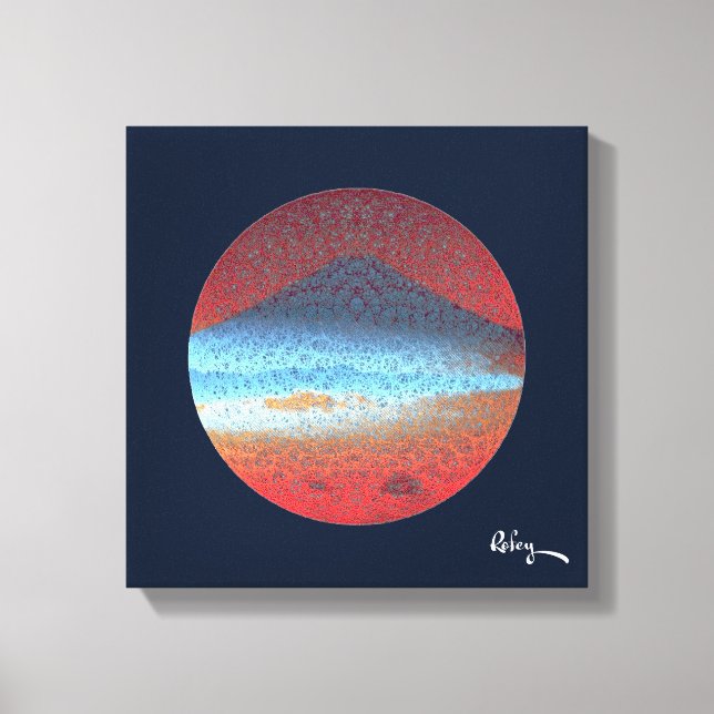 Mount Fuji von Rofey Leinwanddruck (Vorderseite)