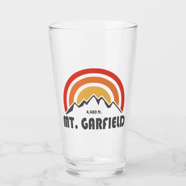 Mount Garfield New Hampshire Glas (Vorderseite)
