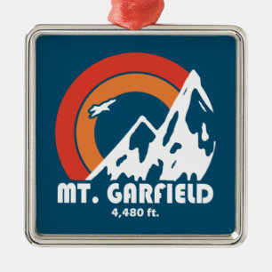 Mount Garfield New Hampshire Sun Eagle Ornament Aus Metall