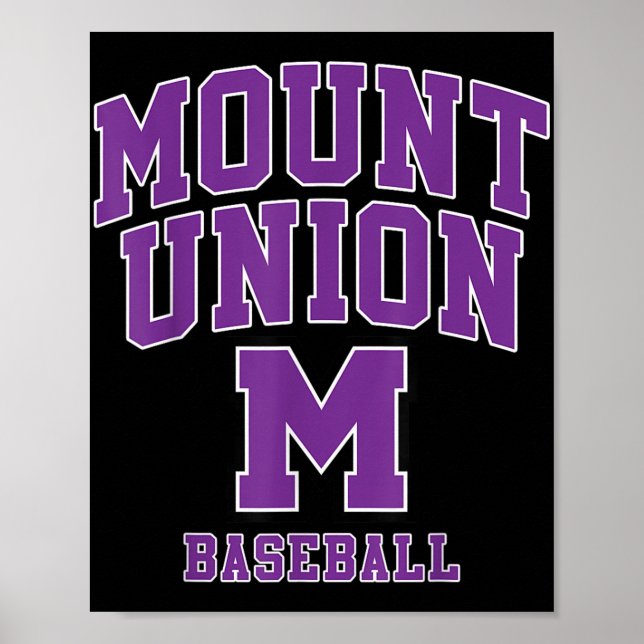 Mount Gewerkschaft Baseball Arch Vintages Design f Poster (Vorne)