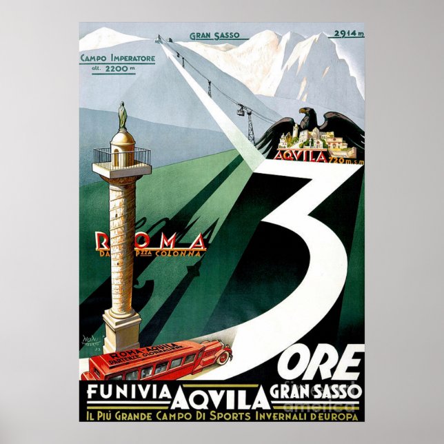 MOUNT GRAN SASSO POSTER (Vorne)