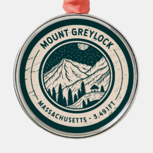 Mount Greylock Massachusetts Wandern Ornament Aus Metall