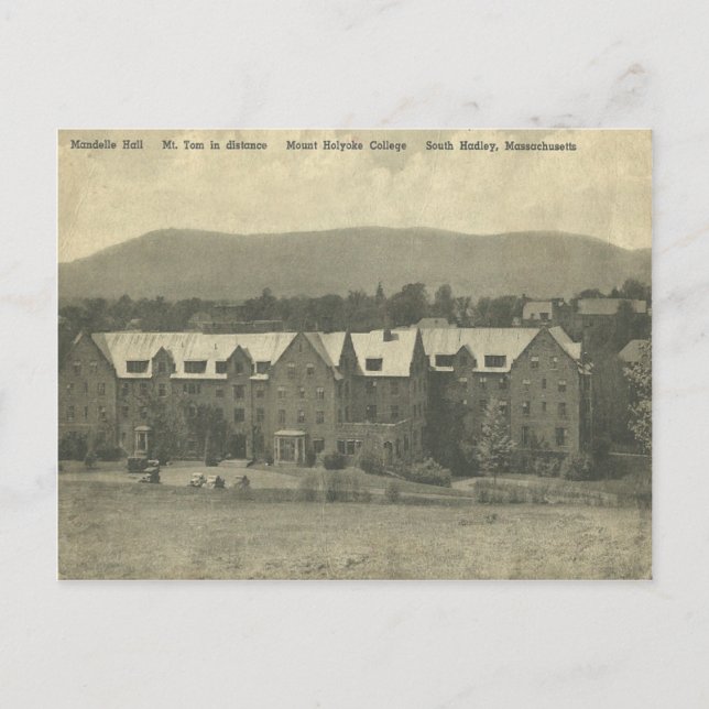 Mount Holyoke Uni Circa 1909 Vintag Postkarte (Vorderseite)