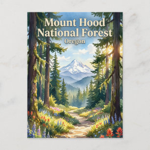 Mount Hood National Forest Oregon Postkarte