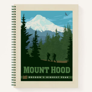 Mount Hood   Oregon Notizbuch