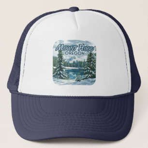 Mount Hood Oregon Ski Pazifik Nordwestwinter Truckerkappe