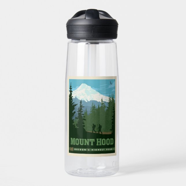 Mount Hood | Oregon Trinkflasche (Vorne)