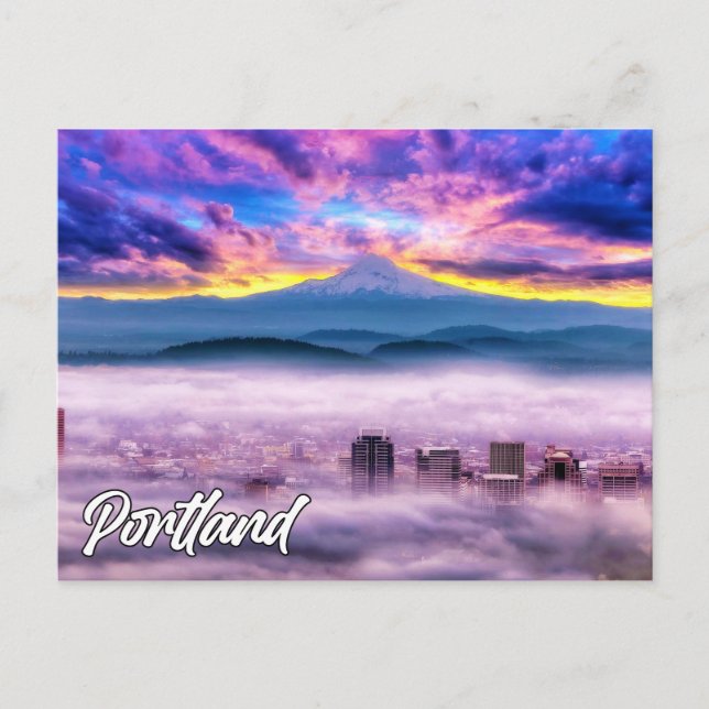 Mount Hood, Oregon, USA Postkarte (Vorderseite)