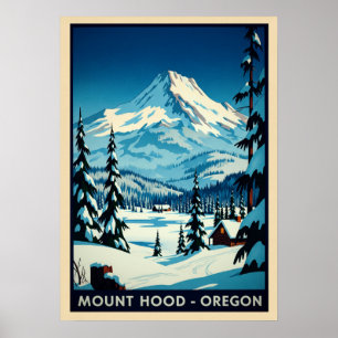 Mount Hood Oregon V06 Poster