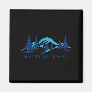 Mount Hood Skibowl Oregon Skigebiet Skifahren Skif Magnet