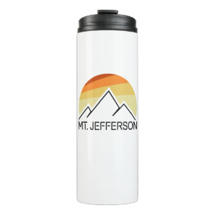 Mount Jefferson New Hampshire Retro Thermosbecher