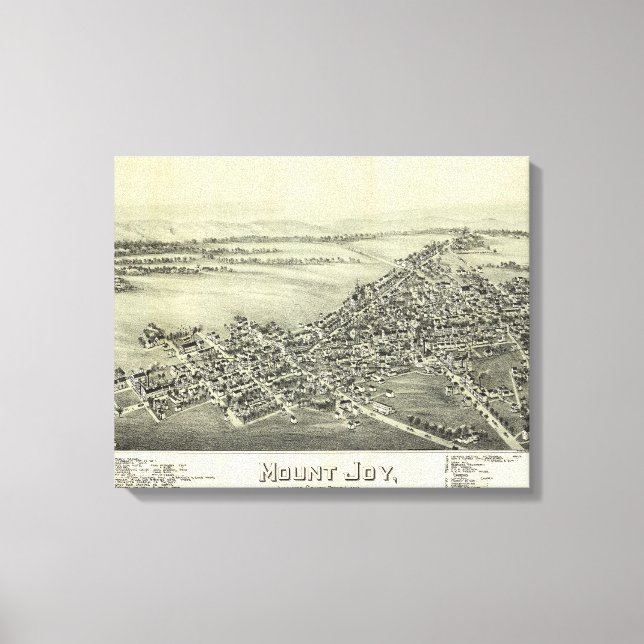 Mount Joy, Pennsylvania (1894) Leinwanddruck (Vorderseite)