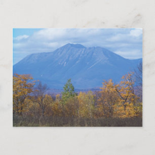 Mount Katahdin aus Stacyville, Maine Postkarte