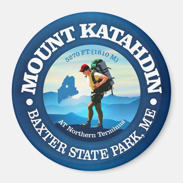 Mount Katahdin (C) Magnet (Vorne)