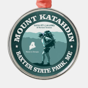 Mount Katahdin Ornament Aus Metall