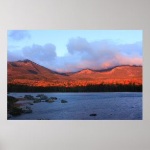 Mount Katahdin Sunrise Poster