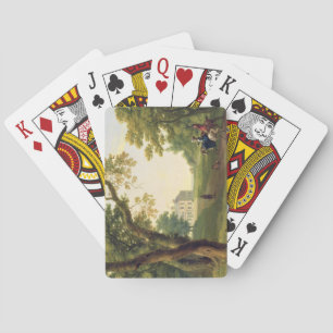 Mount Kennedy, County Wicklow, Ireland, 1785 (oil Spielkarten