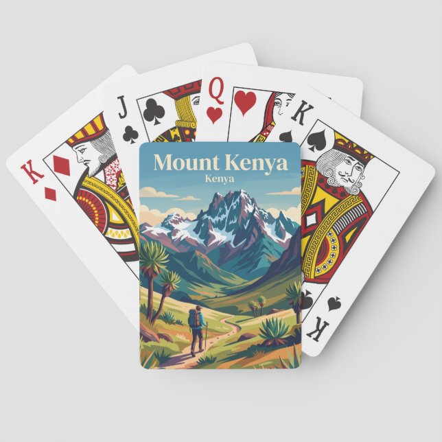 Mount Kenya Spielkarten (Rückseite)
